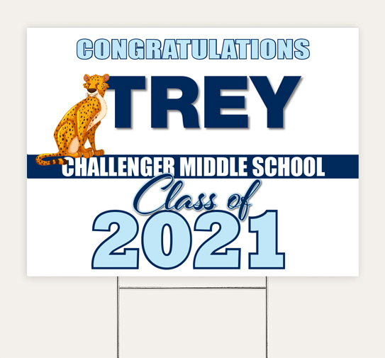 Challenger Middle School v2 Sign