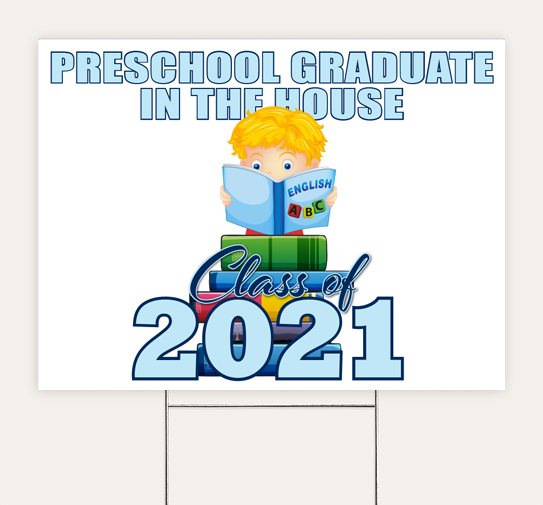 Pre-school boy v1 Sign