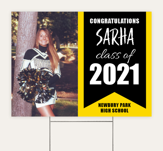 Senior Photo Sign