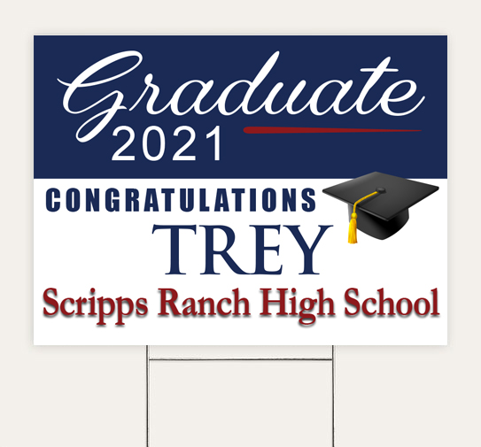 Scripps Ranch HS Graduate Sign